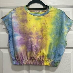 Heart Hips Yellow and Purple Short Sleeve Tee